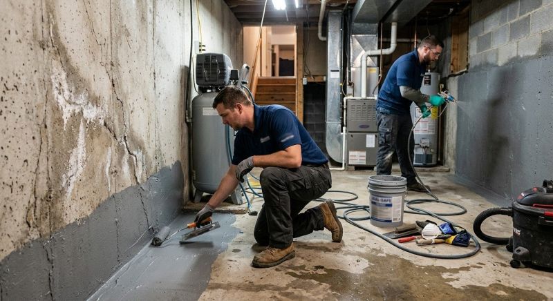 Wet Basement Solutions in Fredericksburg, VA